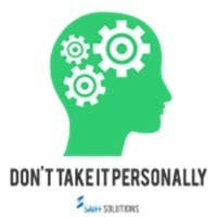 Do not take it personally